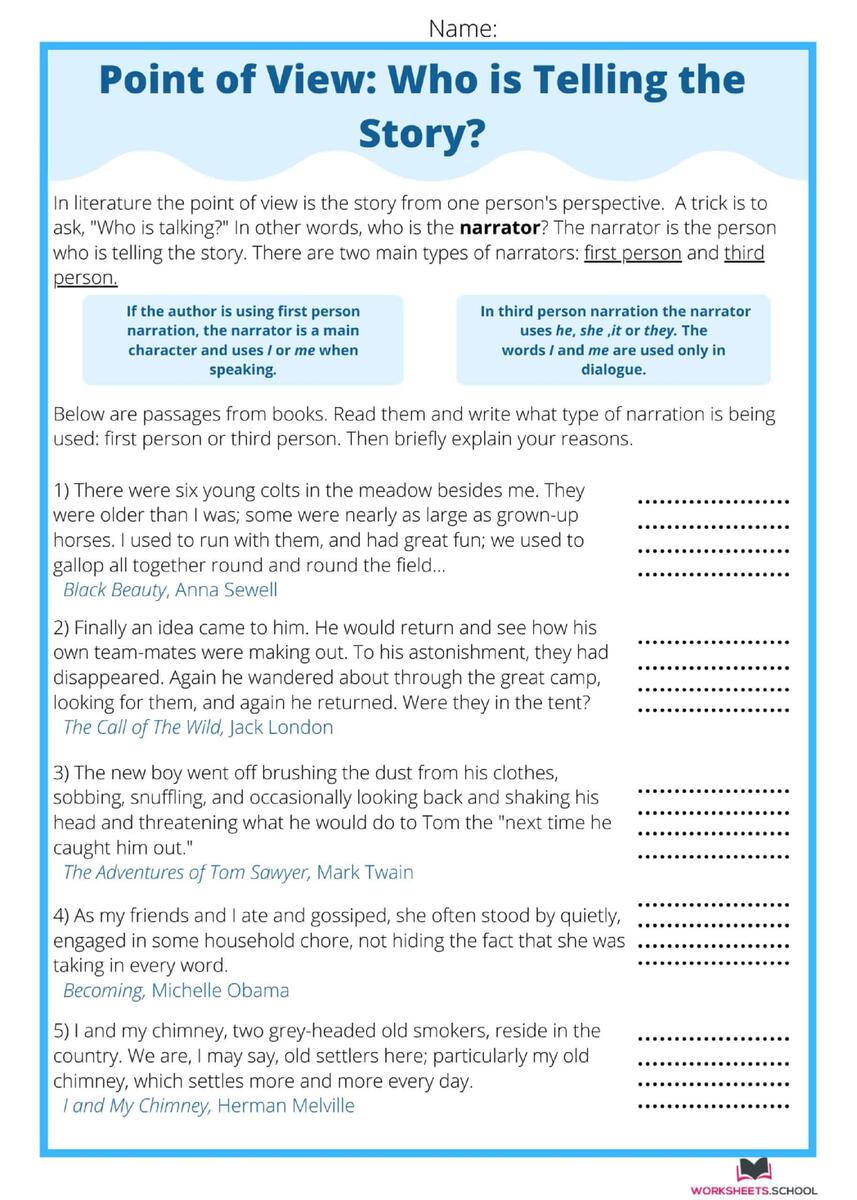 10 Best Point Of View Worksheets FREE EduWorksheets 10 Best Point Of View Worksheets FREE EduWorksheets