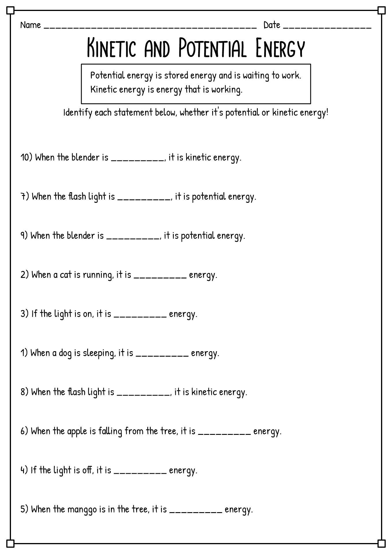 15 Physics Work Energy And Power Worksheet Free PDF At Worksheeto