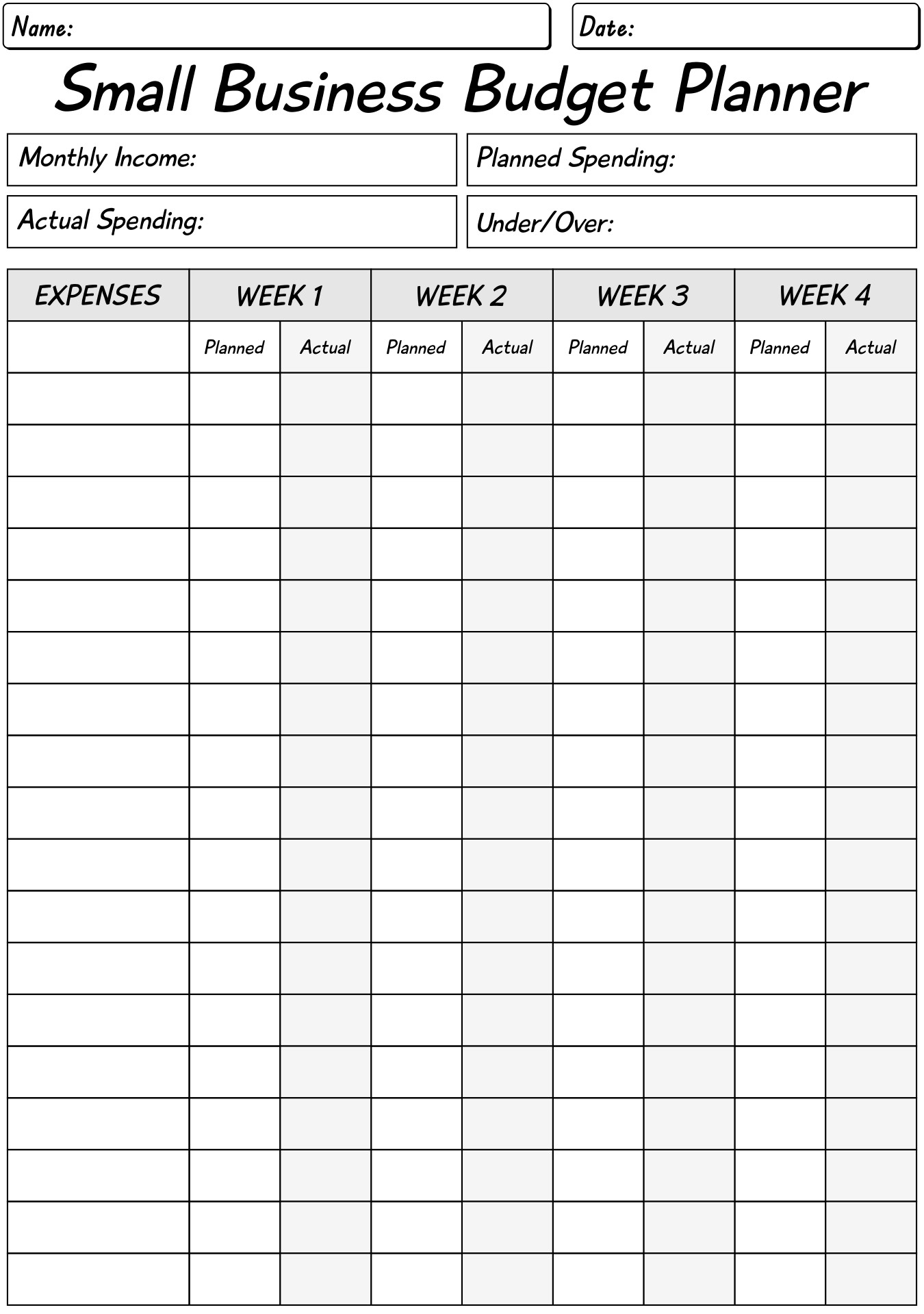 17 Free Income And Expense Worksheet Free PDF At Worksheeto