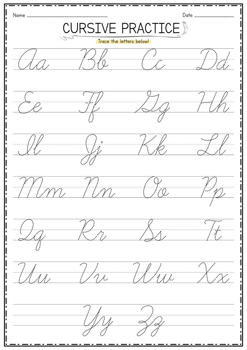 17 Palmer Cursive Worksheets Free PDF At Worksheeto
