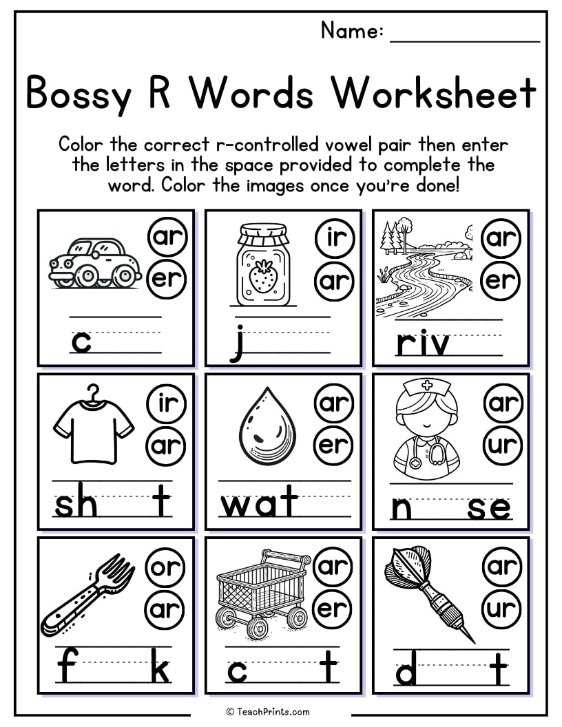 327 Free Phonics Worksheets PDF Printables Teach Prints