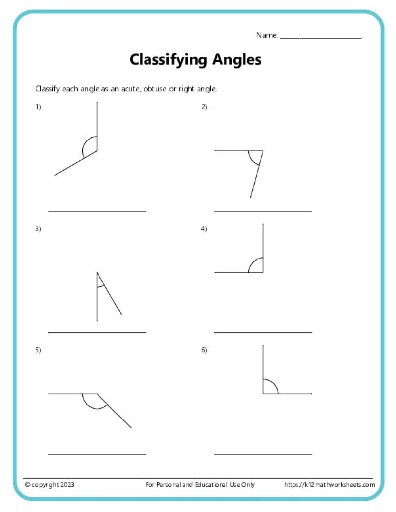 3rd Grade Lines And Angles Worksheets K12 Math Worksheets Lines And Angles Worksheets Printable Angles And Parallel Lines Worksheet Cazoom Maths