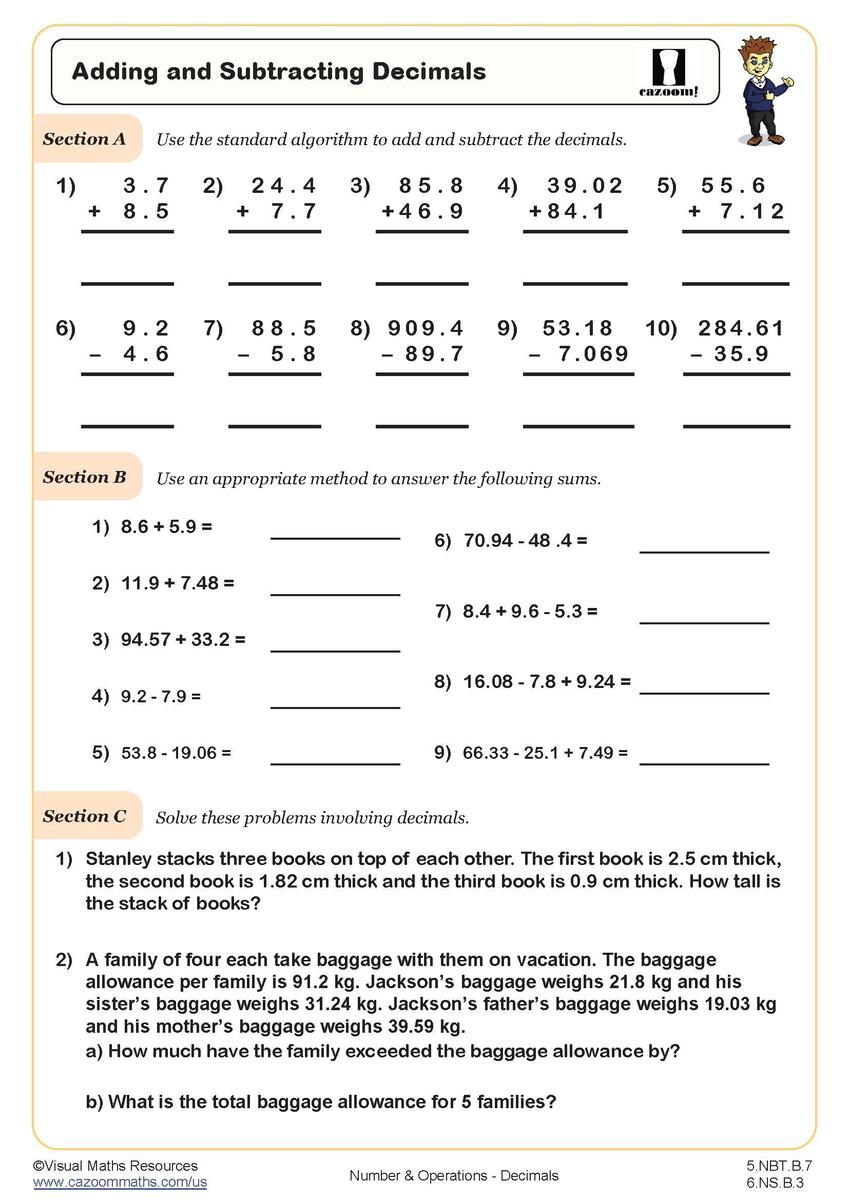 Math Worksheets Superstar Worksheets