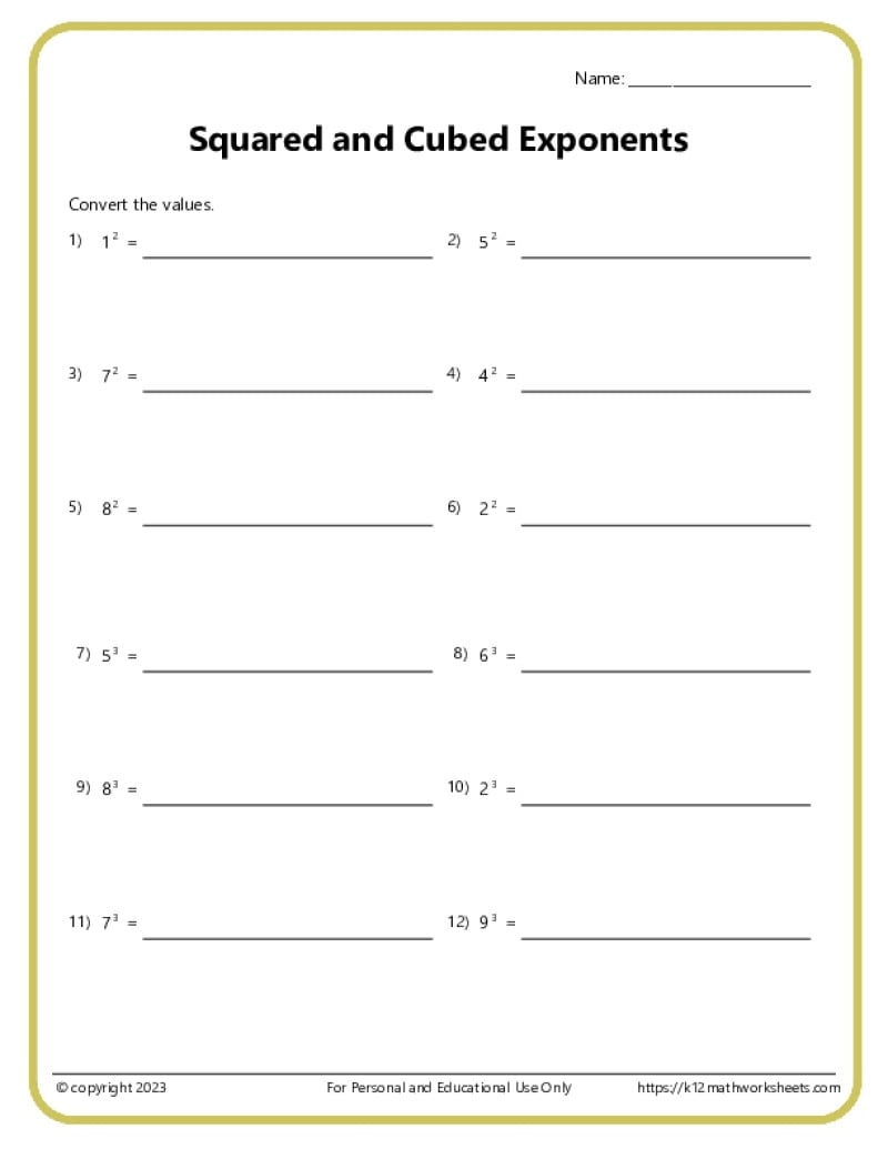 Seventh Grade Solving Equations Worksheet
