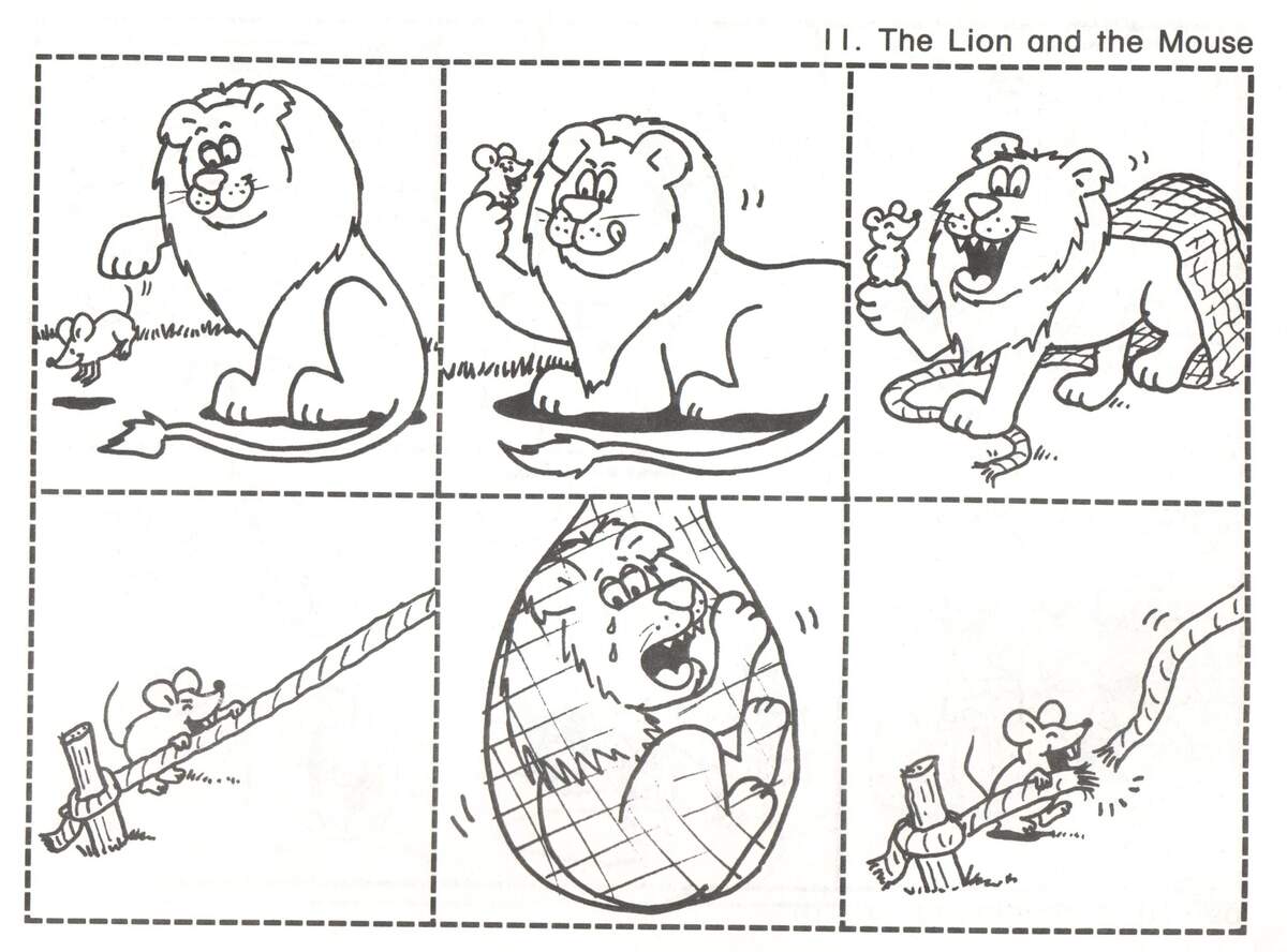 9 Sequencing Worksheets Ideas Sequencing Worksheets Sequencing Pictures Story Sequencing THE LION AND THE MOUSE ESL Worksheet By Teacher Claudia M