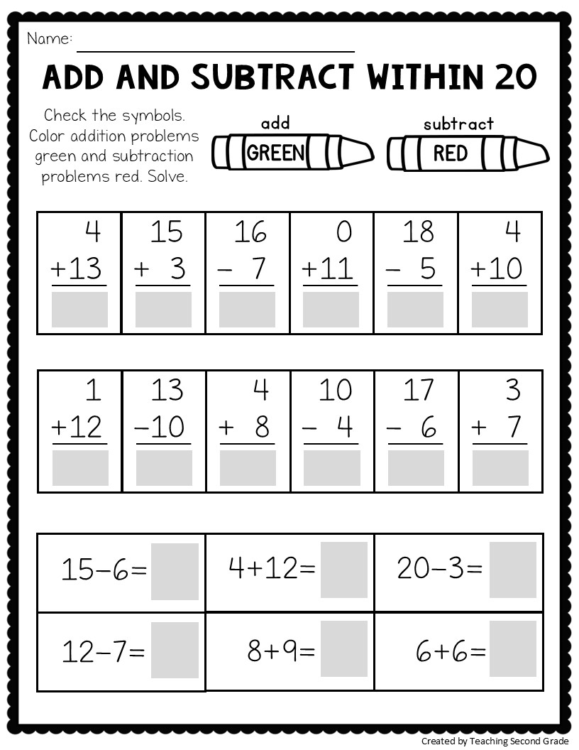 Let S Add 1st Grade Math Adding Worksheet Catholic TheCatholicKid