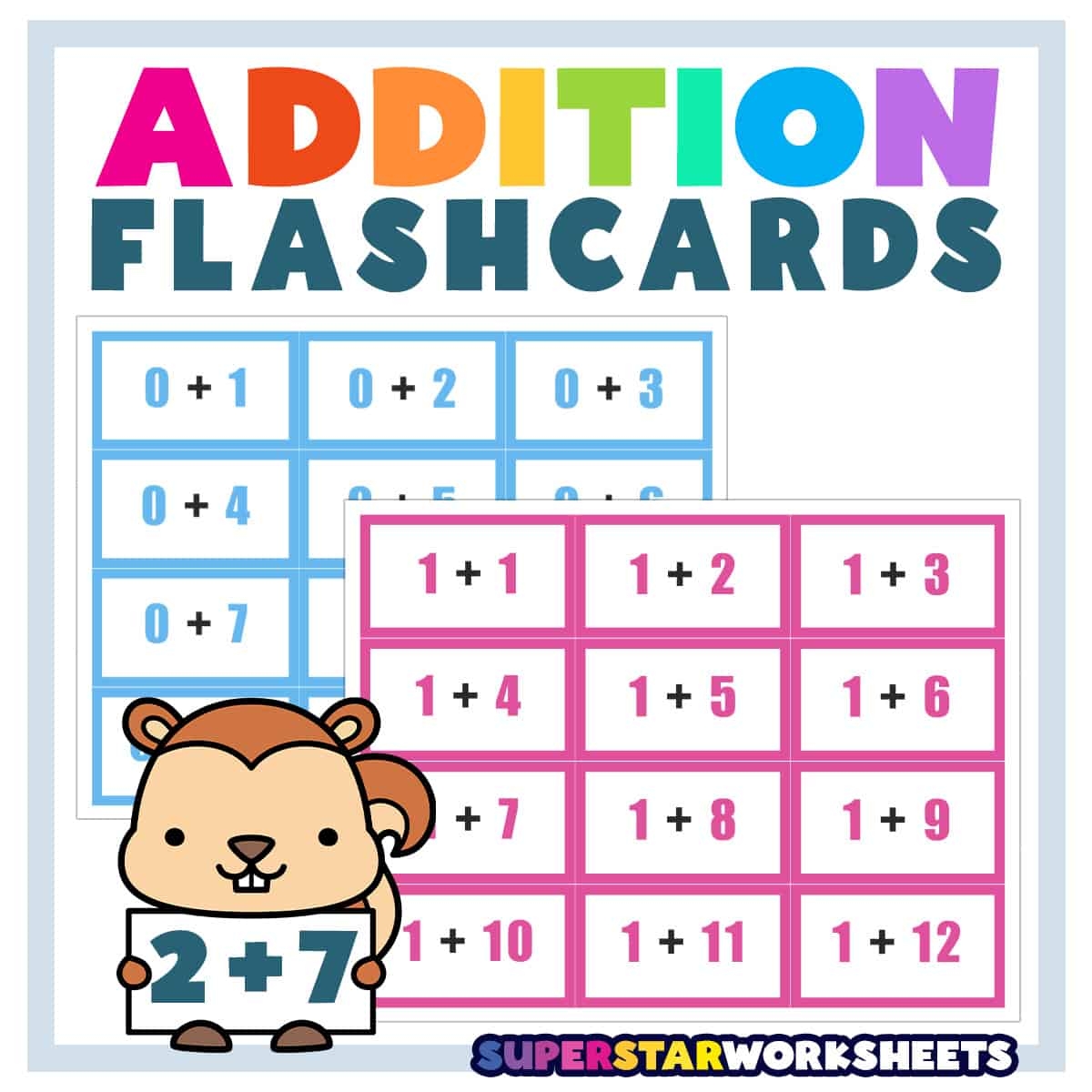 Addition Flashcards Superstar Worksheets Addition Flashcards Superstar Worksheets