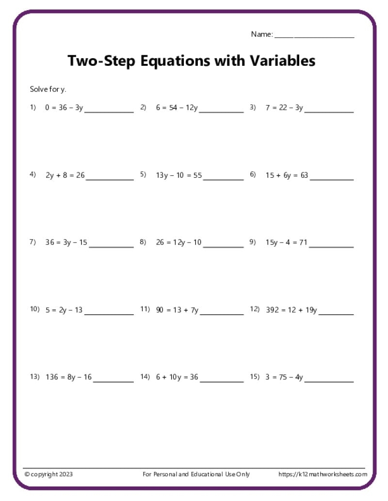 Pre Algebra Worksheets Algebraic Expressions Worksheets Worksheets Library