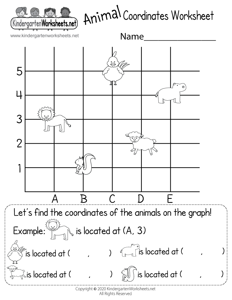 Coordinate Plane Worksheets 4 Quadrants