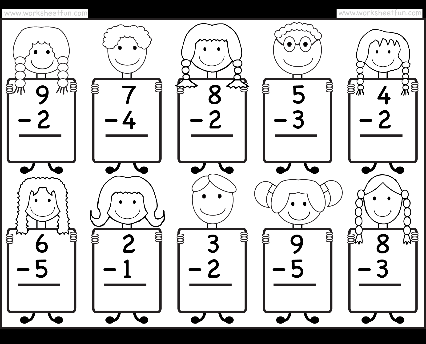 Subtraction Tables Worksheets Charts Math Drills PDF Free Printables Lettering SVG Files Tools Apps