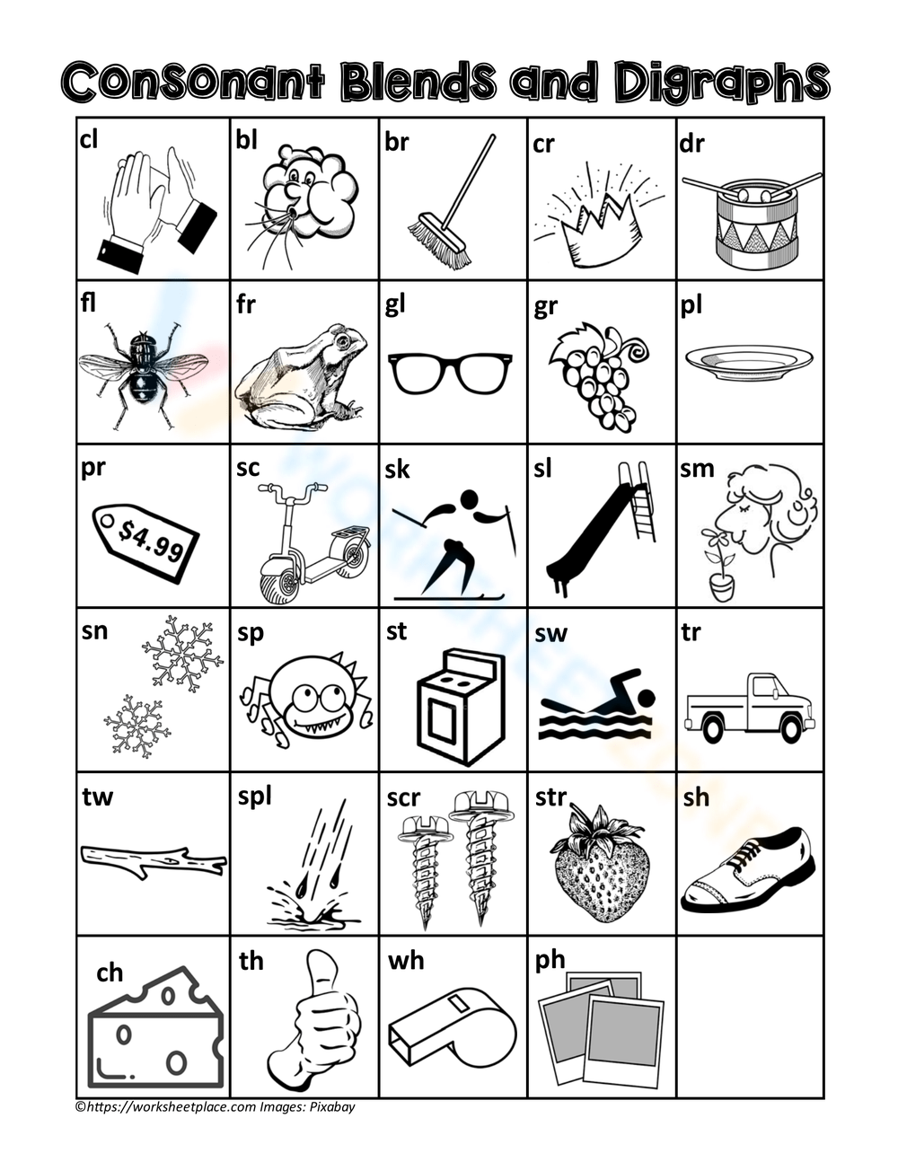 Blends And Digraphs Centers Worksheets Short Vowel Reading Practice Miss Kindergarten