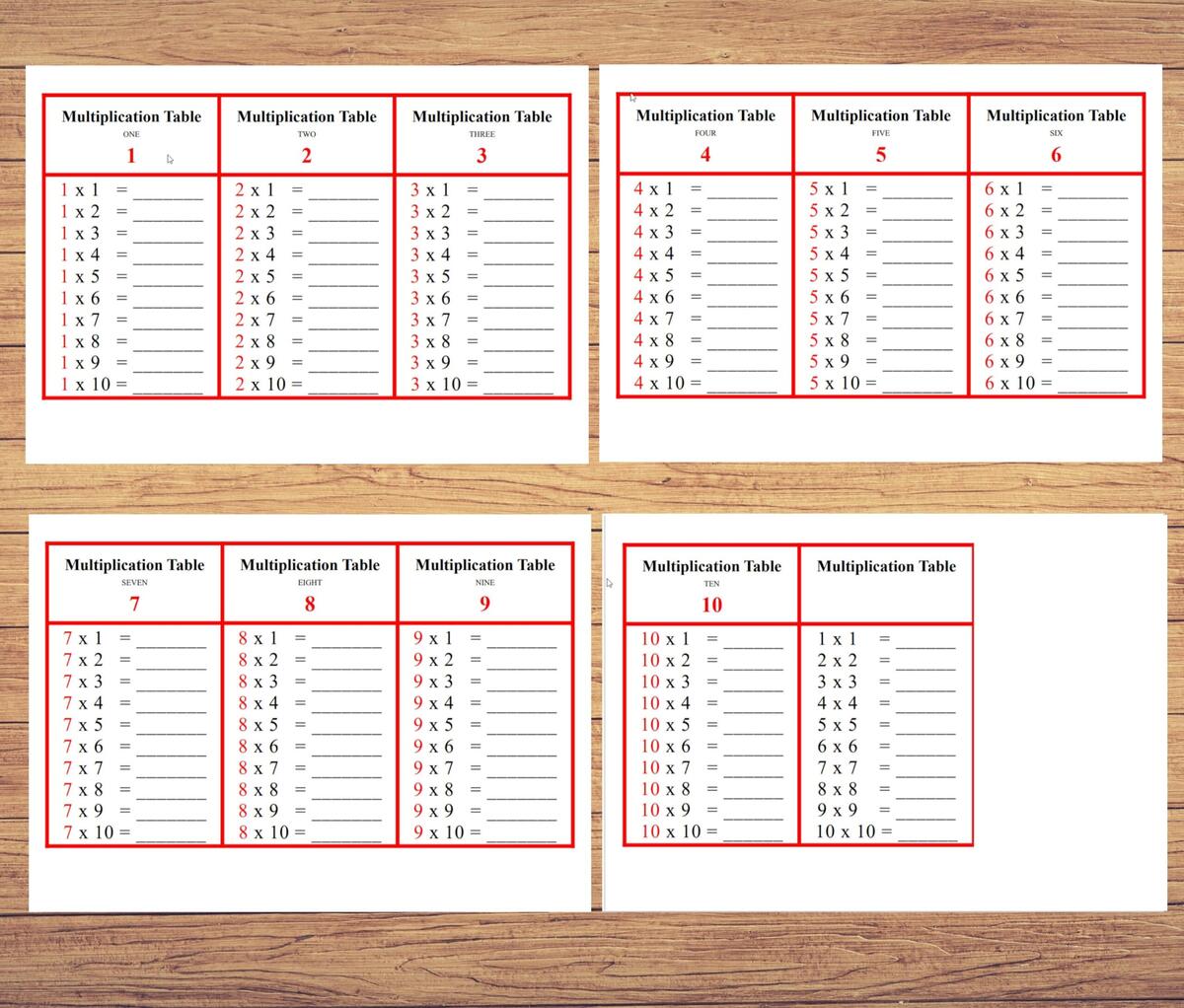 7 Times Table