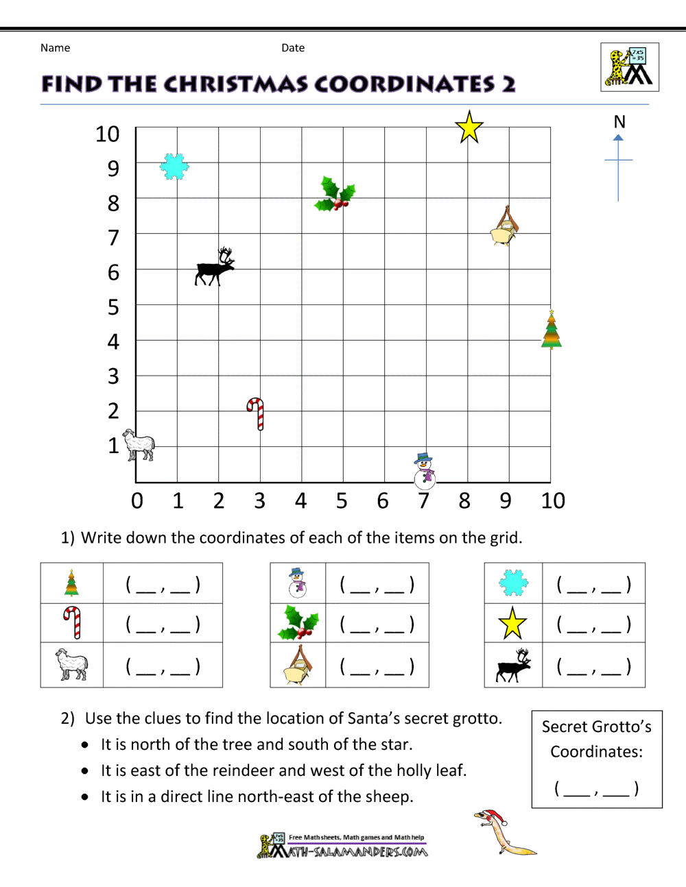 Christmas Math 5th Grade Worksheets Christmas Math 5th Grade Worksheets