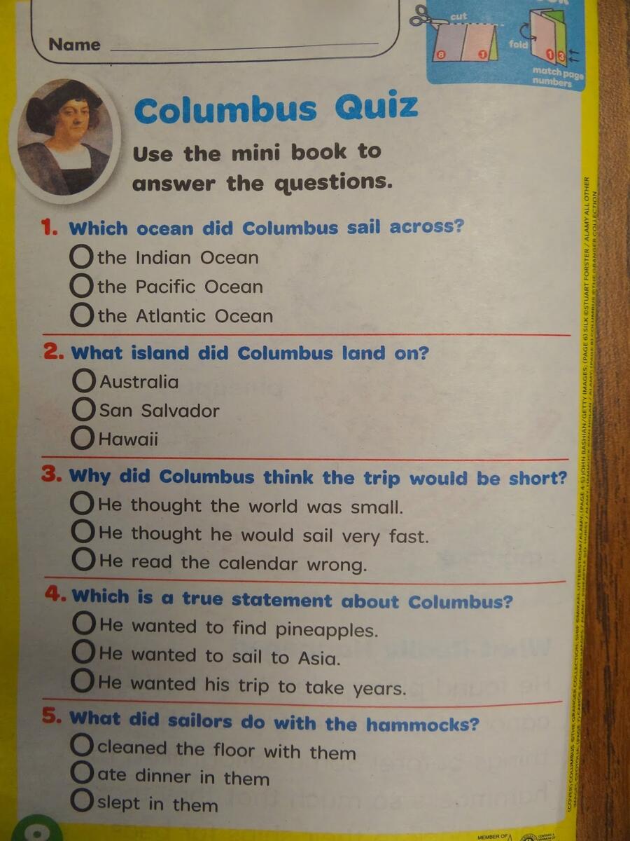 Christopher Columbus Activities Patties Classroom Let S Read About Christopher Columbus Scholastic First Biographies
