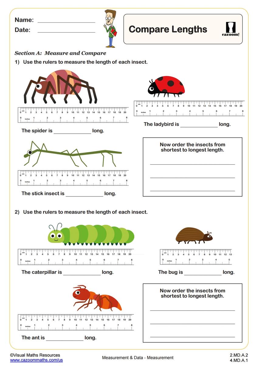 Measurement Worksheets And Assessments Printable And Google Slides Made By Teachers