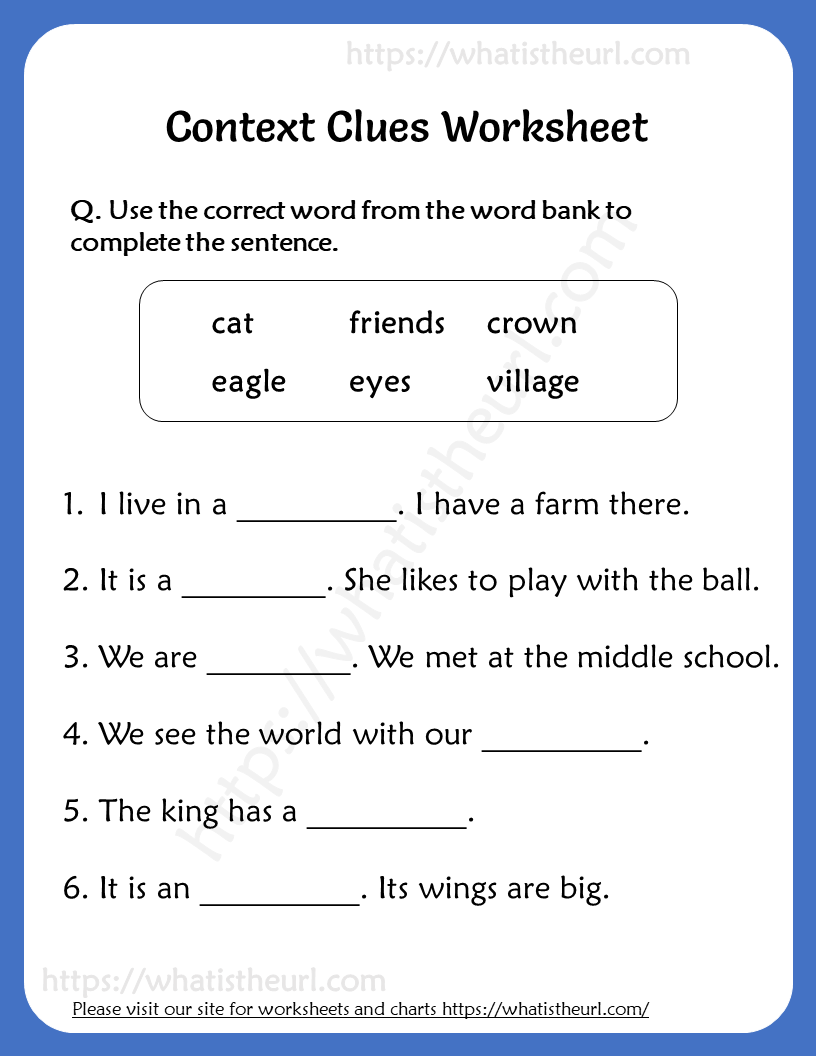 Context Clues Practice Assess FREE No Prep Printables For Worksheets Library