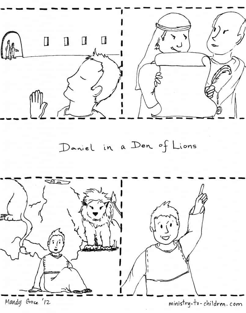 Daniel And The Lion S Den Bible Study Classful