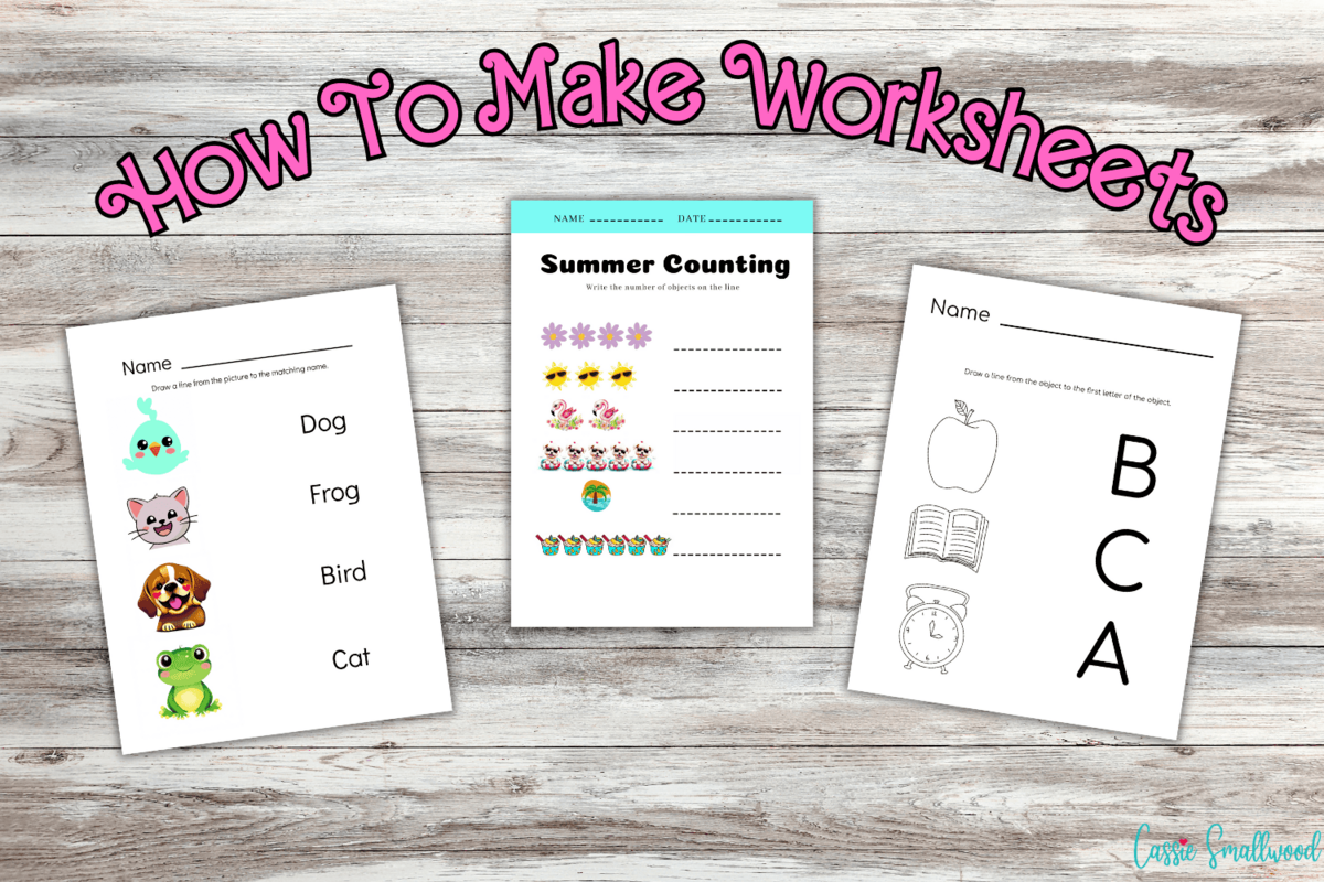 Easy To Make Educational Worksheets To Sell On Etsy Or TPT Cassie Smallwood Easy To Make Educational Worksheets To Sell On Etsy Or TPT Cassie Smallwood
