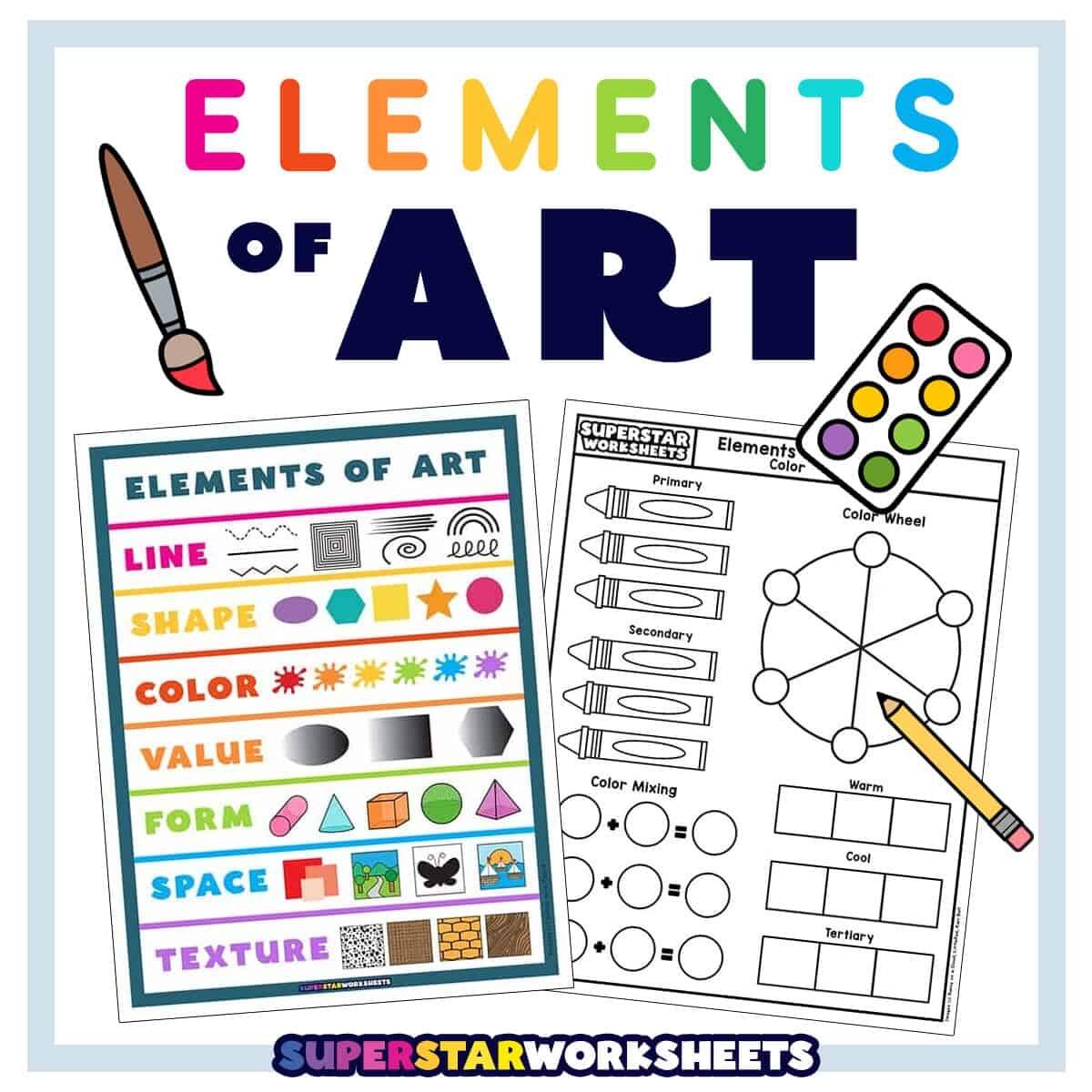 Elements Of Art Free Printables Superstar Worksheets 19 Art Handouts And Worksheets Free PDF At Worksheeto