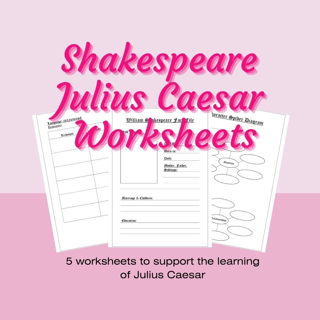 Engaging Shakespeare Julius Caesar Worksheets Comprehensive Resource For Play Analysis Julius Caesar Act 1 Quiz Close Reading Worksheets And Vocabulary Games Bundle Classful
