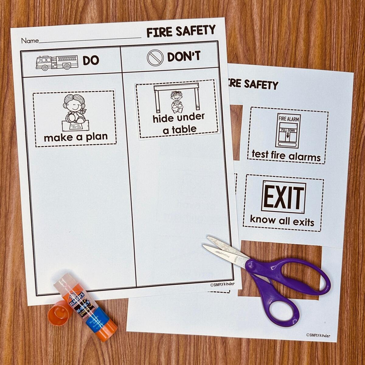 Fire Safety Free Printable Simply Kinder Fire Safety Free Printable Simply Kinder