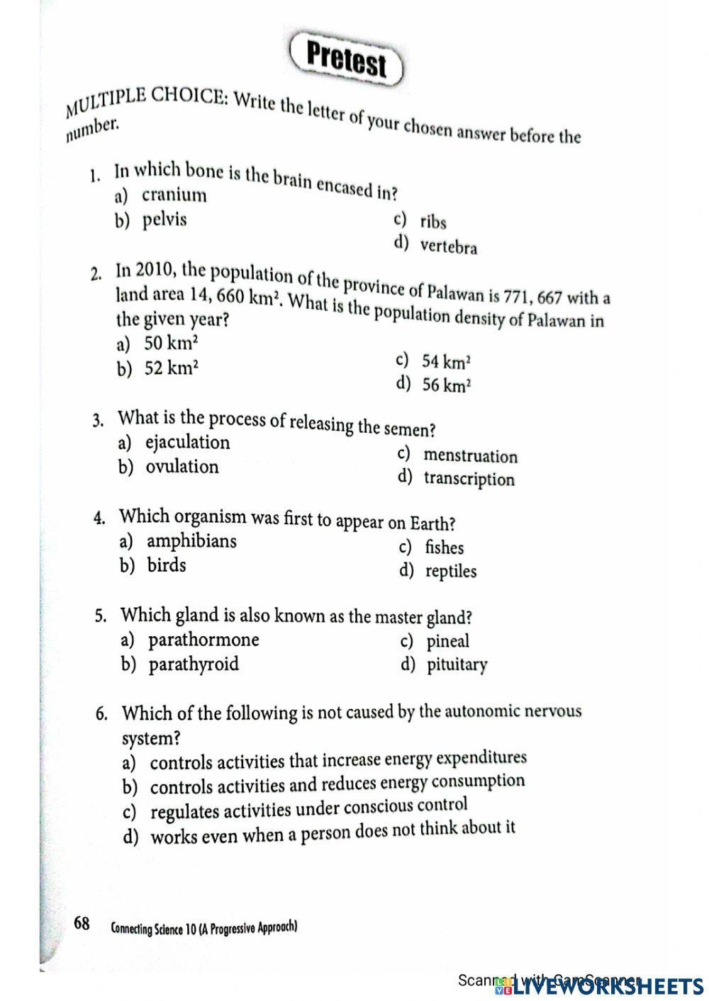 Free 10th Grade Biology Worksheet Download Free 10th Grade Biology Worksheet Png Images Free Worksheets On Clipart Library