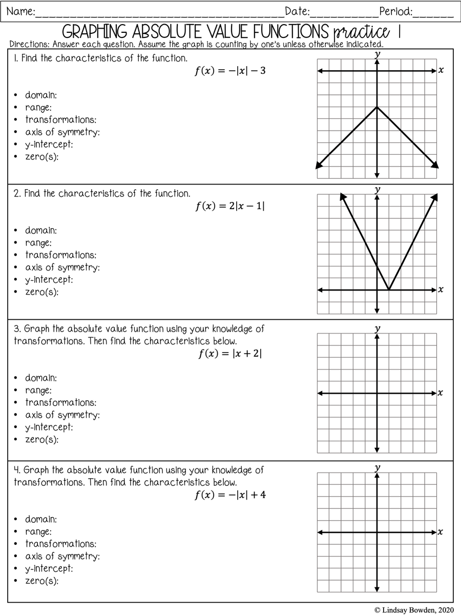 Free Absolute Value Worksheet With Answers Download Free Absolute Value Worksheet With Answers Png Images Free Worksheets On Clipart Library