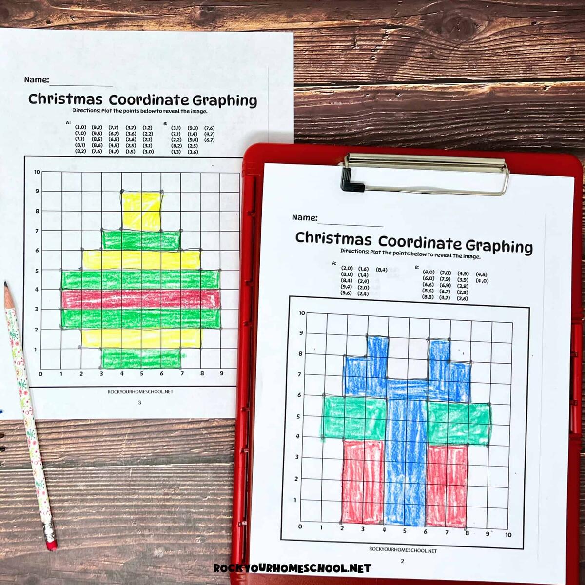 Free Christmas Coordinate Graphing Worksheets For Holiday Fun Rock Your Homeschool Free Christmas Coordinate Graphing Worksheets For Holiday Fun Rock Your Homeschool