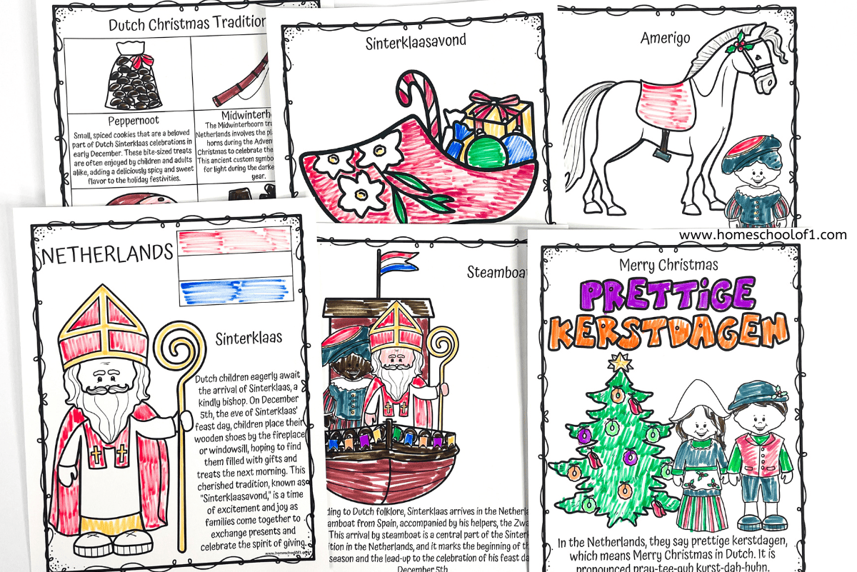 Free Christmas In The Netherlands Worksheet