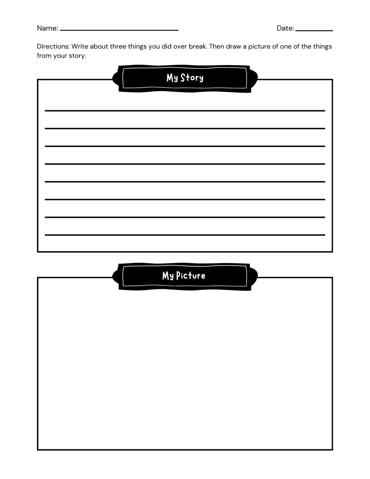 Halloween Drawing Activity Worksheet Free Printable Digital PDF