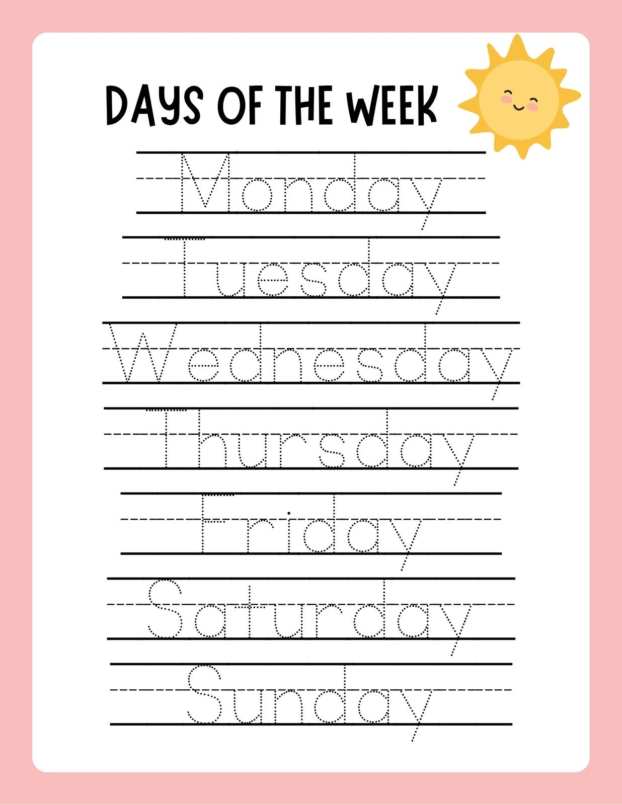 Free Custom Printable Handwriting Worksheet Templates Canva Page 2 Free Custom Printable Handwriting Worksheet Templates Canva