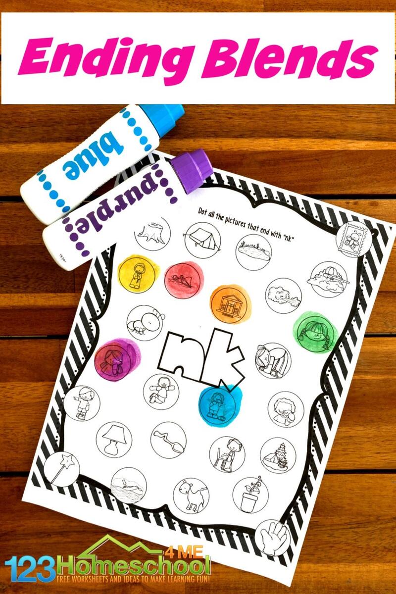 Phonics Ending Blends Worksheet Worksheets Library