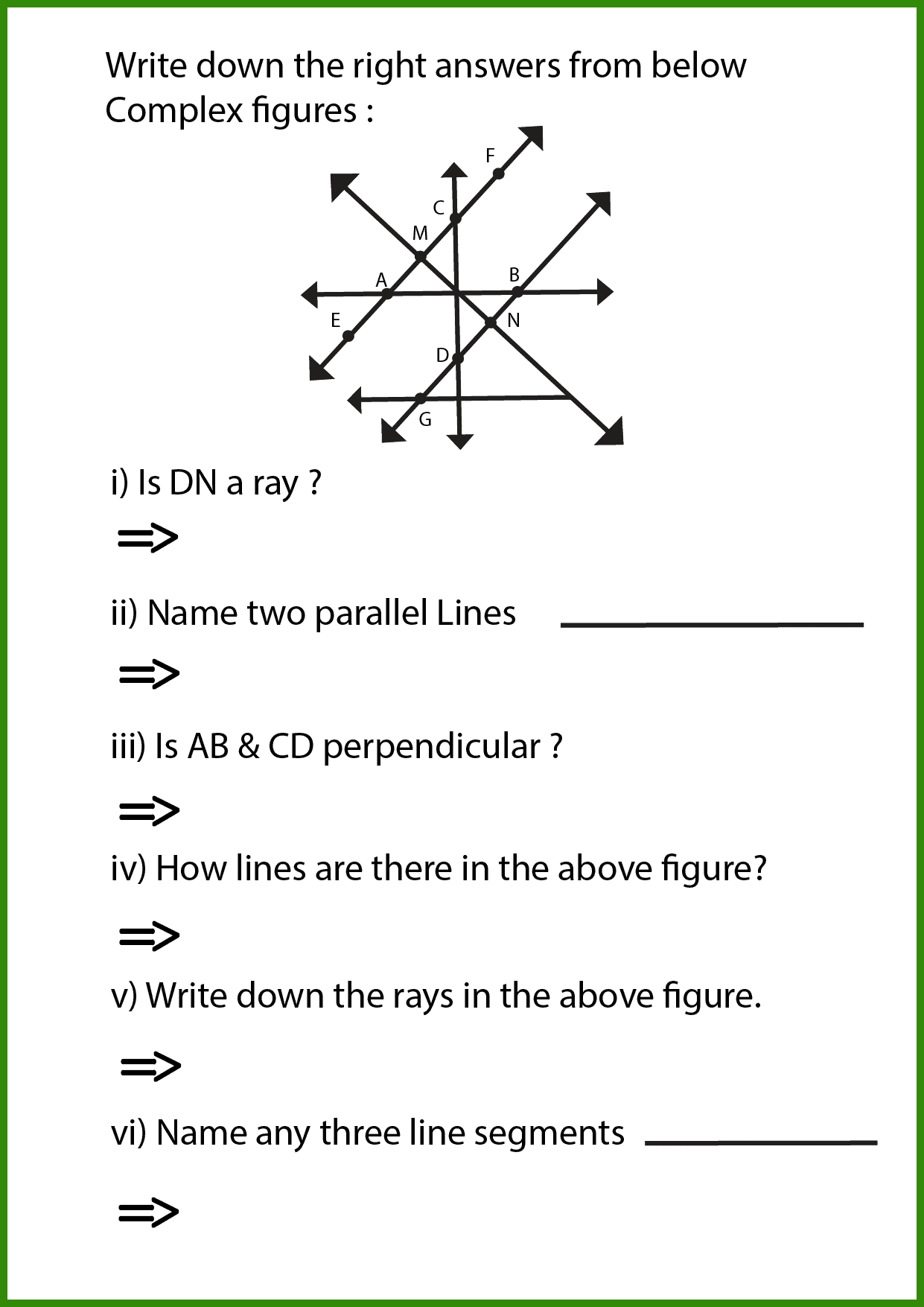 Free Lines Rays And Line Segments Worksheet 10 Pages Free Lines Rays And Line Segments Worksheet 10 Pages