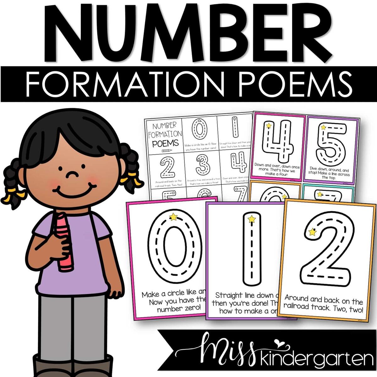 Number Formation Rhymes Teaching Mama