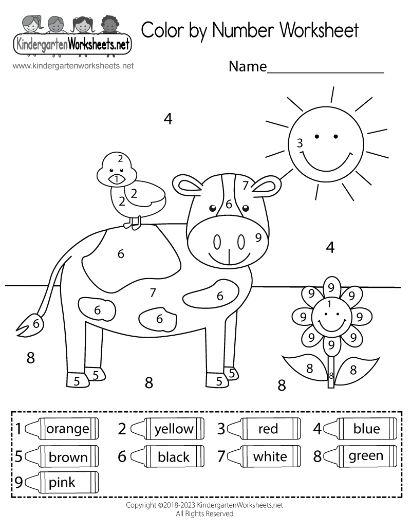 Free Printable Color By Number Coloring Pages Best Coloring Pages For Kids