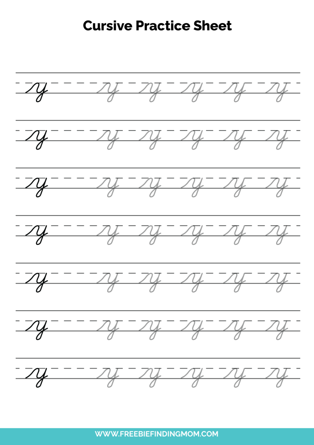 Free Printable Cursive Writing Practice Sheets PDF Downloads Free Printable Cursive Writing Practice Sheets PDF Downloads