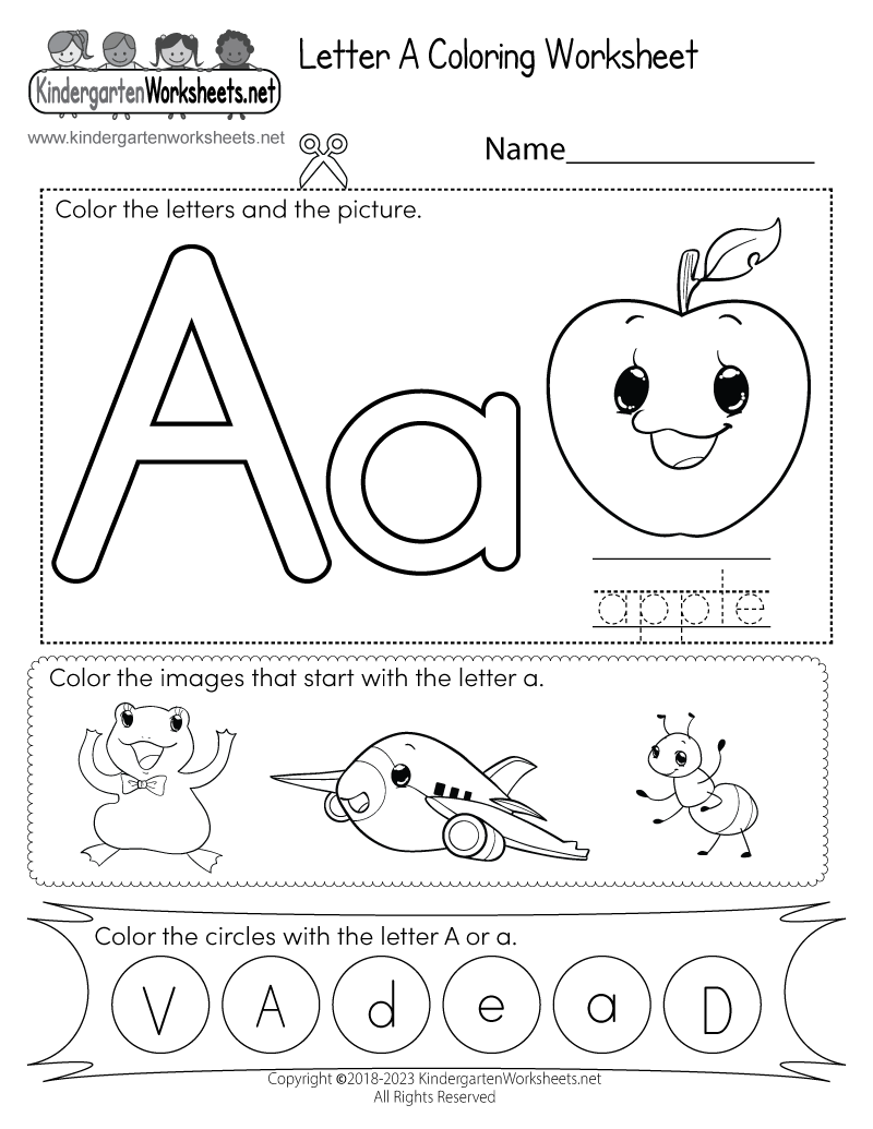 Letter A Preschool Printables Preschool Mom