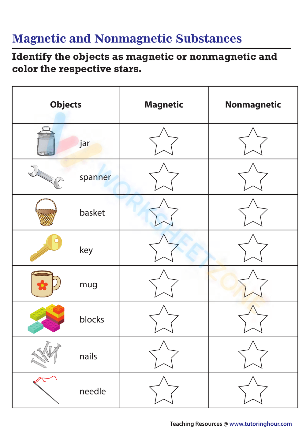 Free Printable Magnetism Worksheet Collection For Teaching Worksheets Library