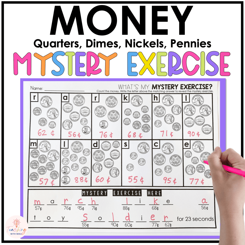FREE Touch Money Chart You Can Use With Your Students Today Freebie Inside Teaching With Nesli