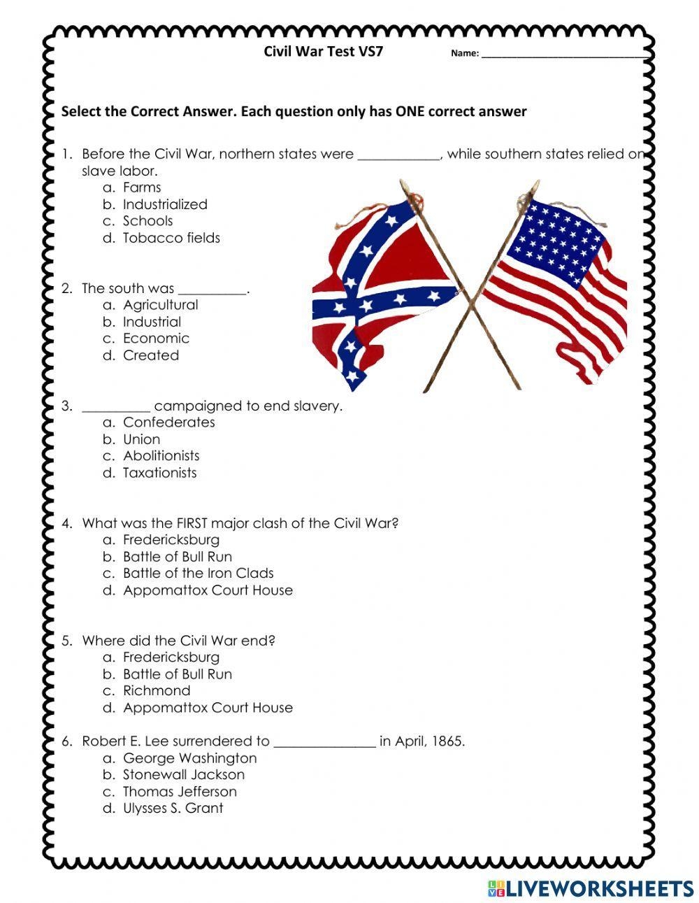 Free Worksheet On The Civil War Download Free Worksheet On The Civil War Png Images Free Worksheets On Clipart Library