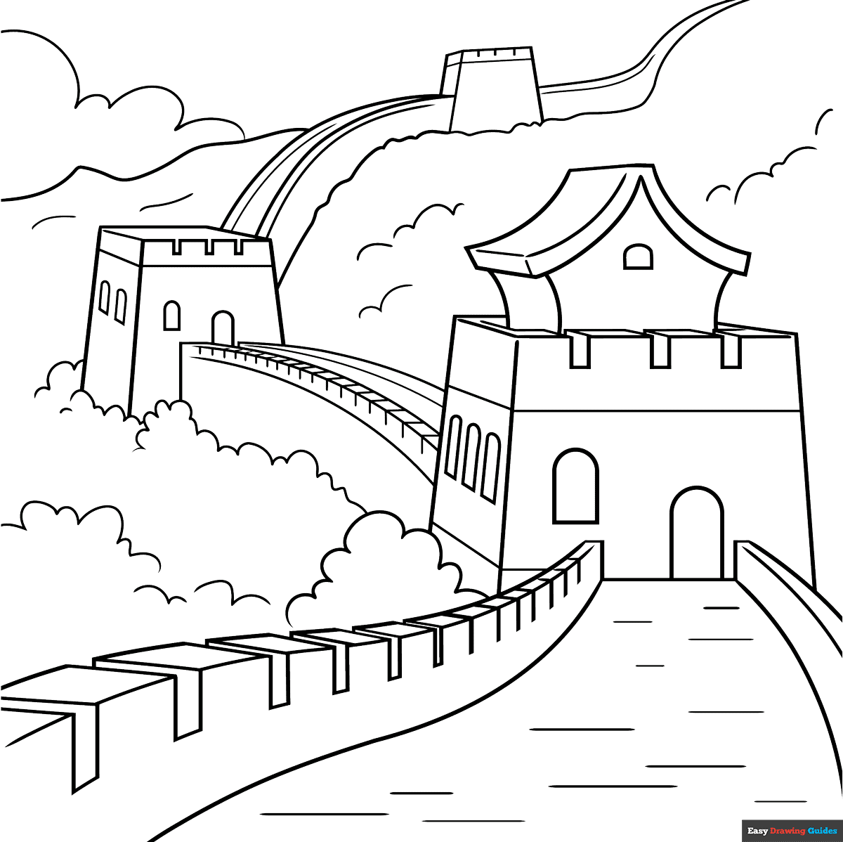 Great Wall Of China Worksheet Fun Facts For Kids