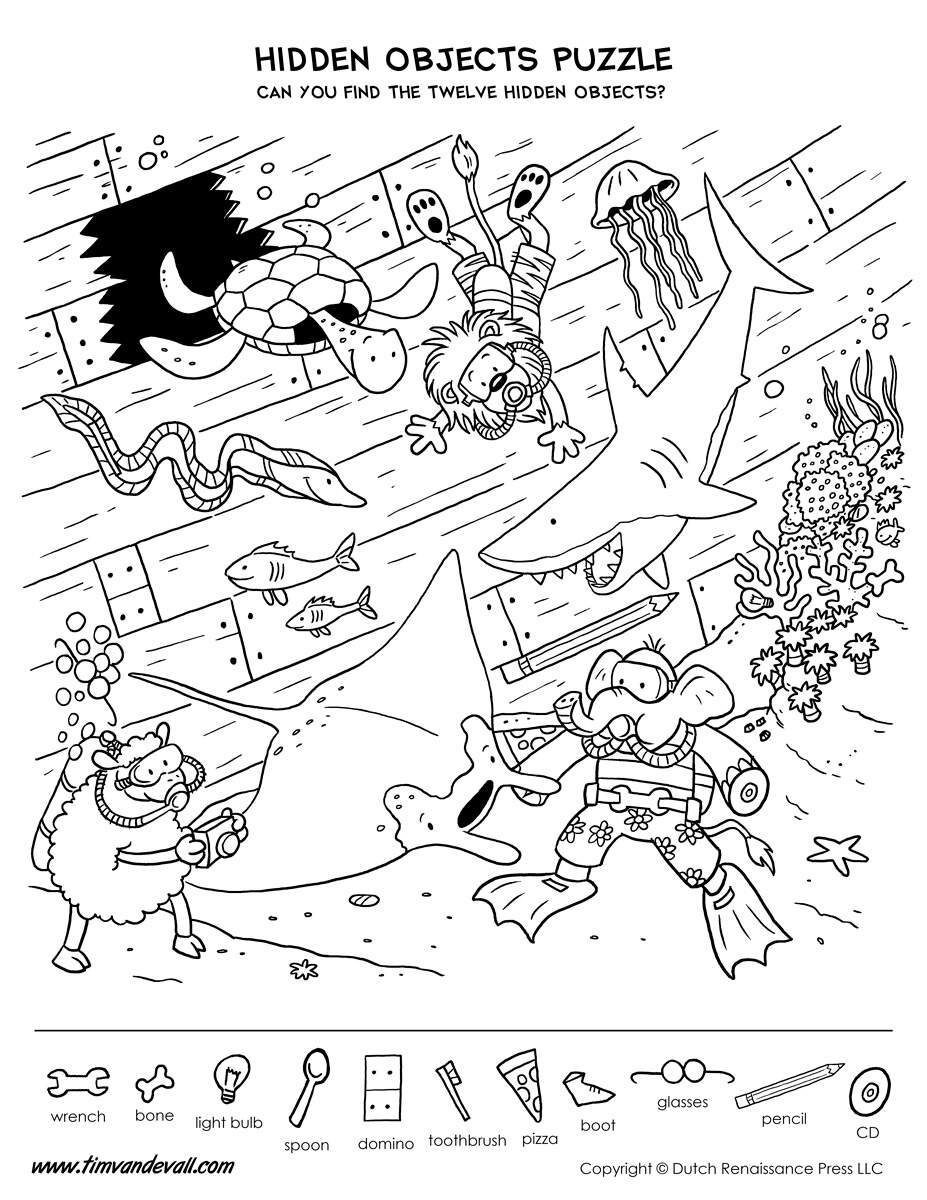 Free Hidden Picture Printables To Color Skip To My Lou