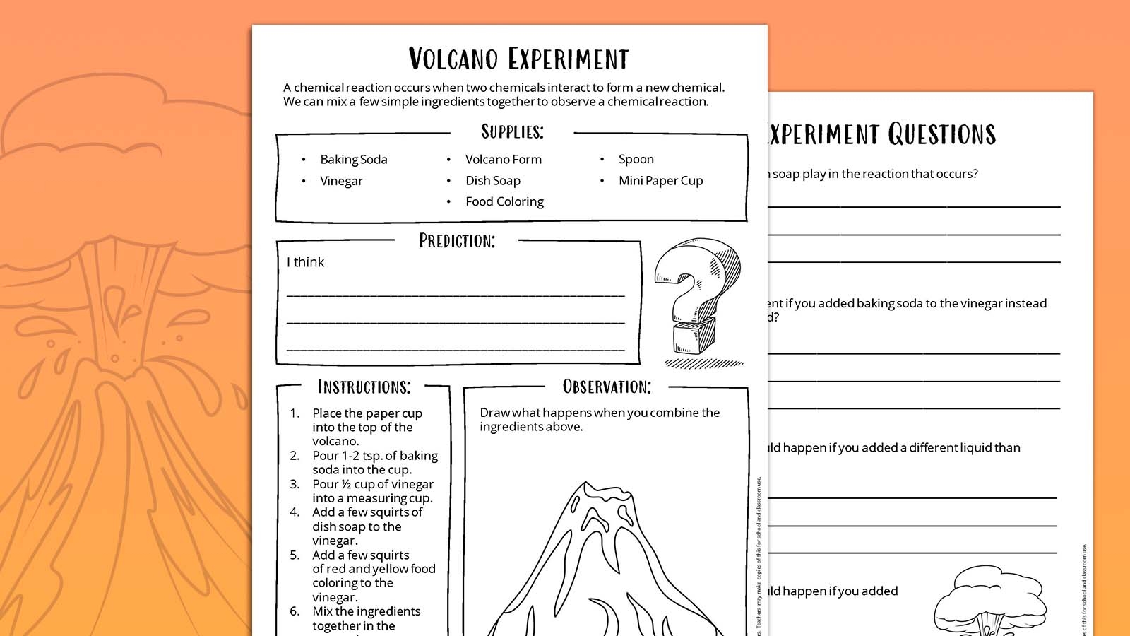13 Volcano Worksheets 2nd Grade Free PDF At Worksheeto
