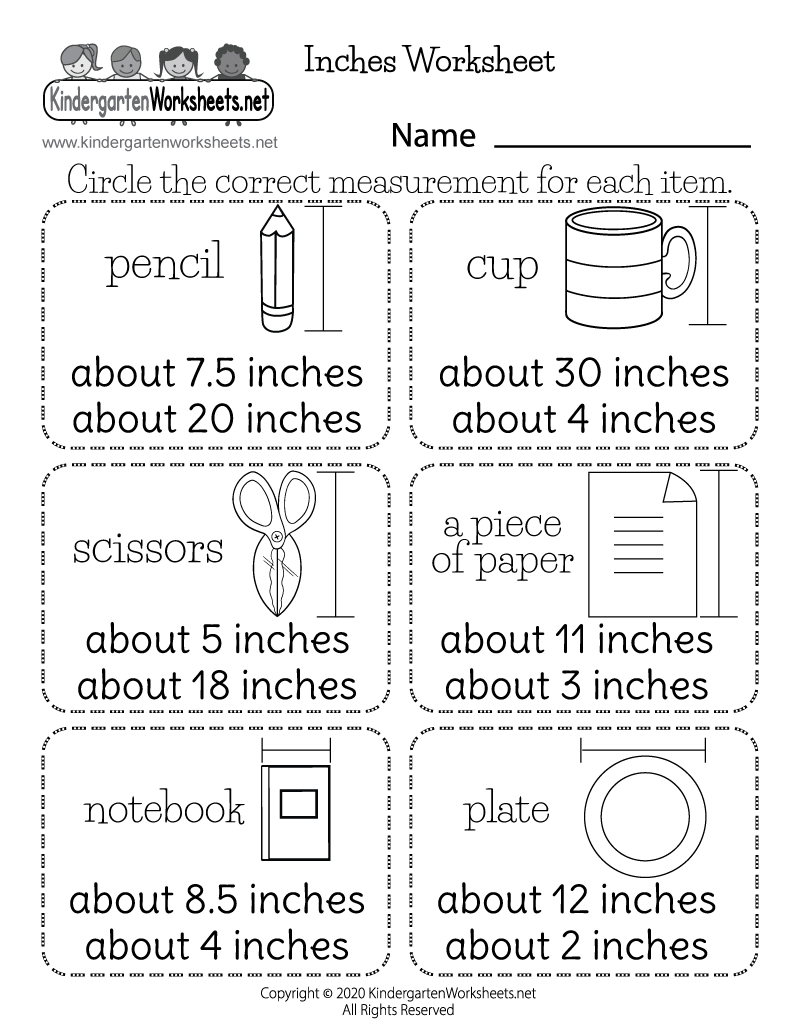 Inches Worksheet Free Printable Digital PDF Inches Worksheet Free Printable Digital PDF