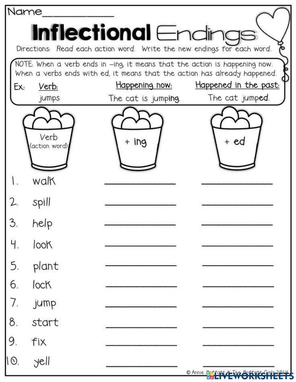 Inflected Endings Ed And Ing Worksheet Worksheets Library Inflected Endings Ed And Ing Worksheet Worksheets Library