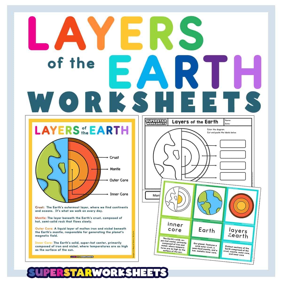 Earth S Structure Worksheet Layers Properties