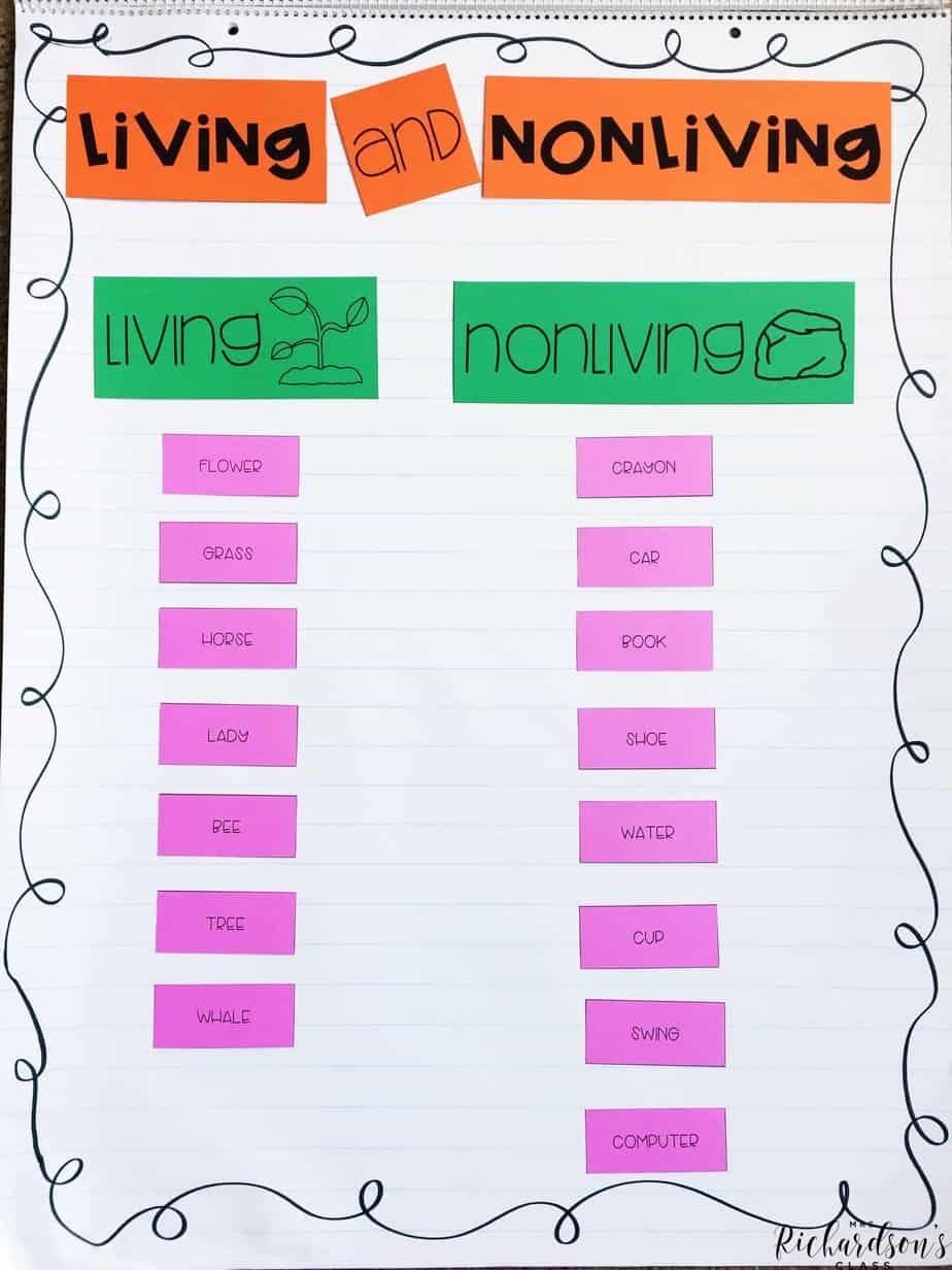 Living And Nonliving Things Mrs Richardson S Class Living And Nonliving Things Mrs Richardson S Class