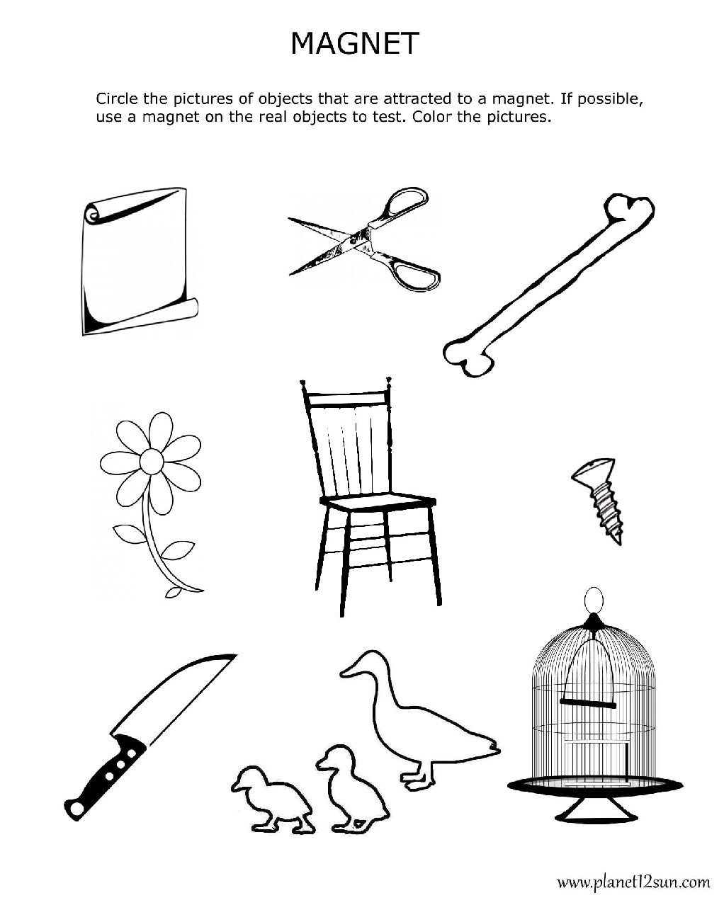 Free Printable Magnetism Worksheet Collection For Teaching Worksheets Library