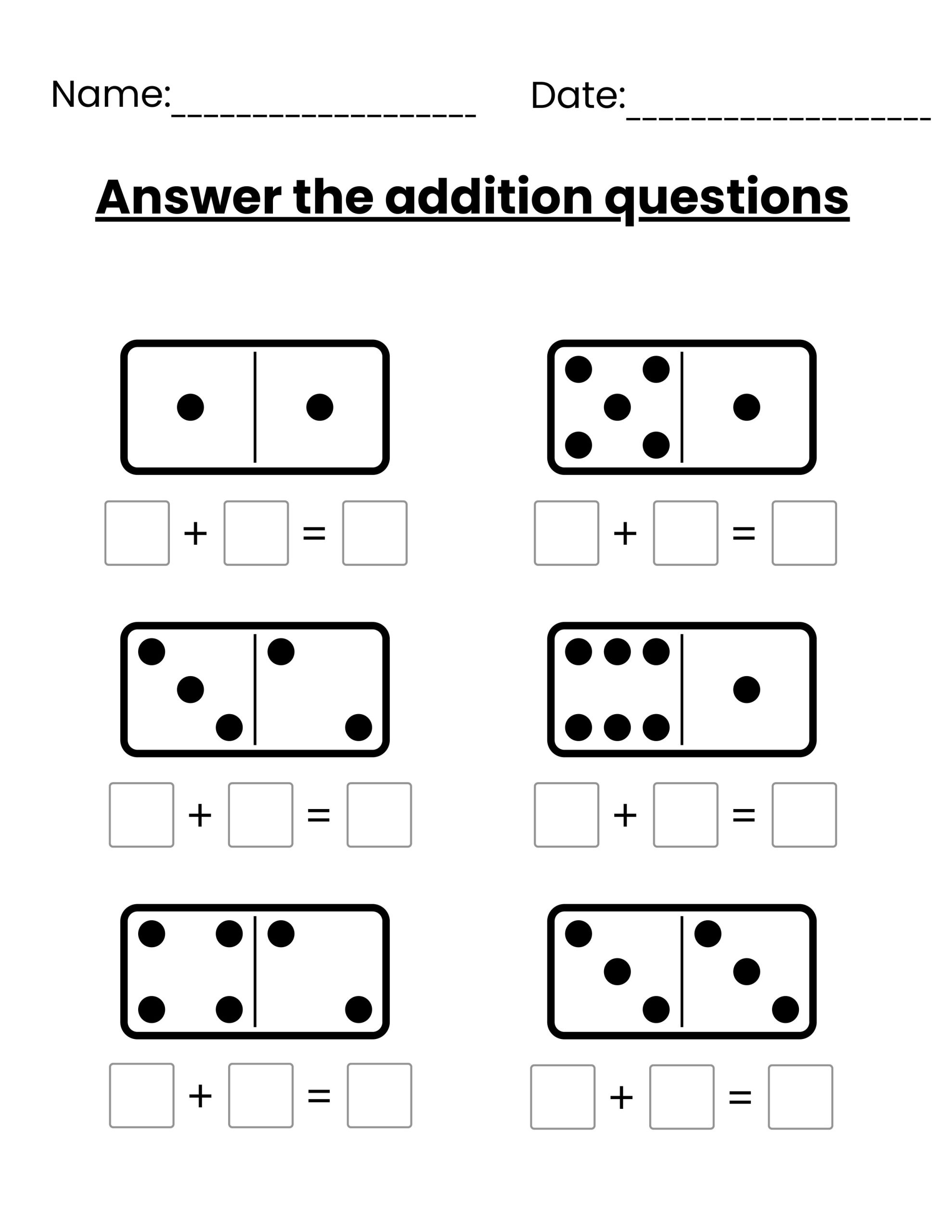 Math Worksheets Autism Addition Practice Made By Teachers