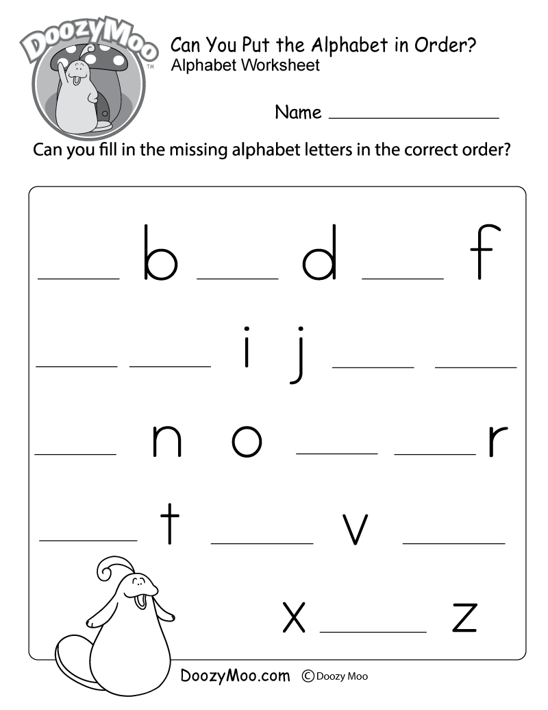 ABC Order Printable Alphabetical Order Worksheets For 1st L 2nd L 3rd Made By Teachers